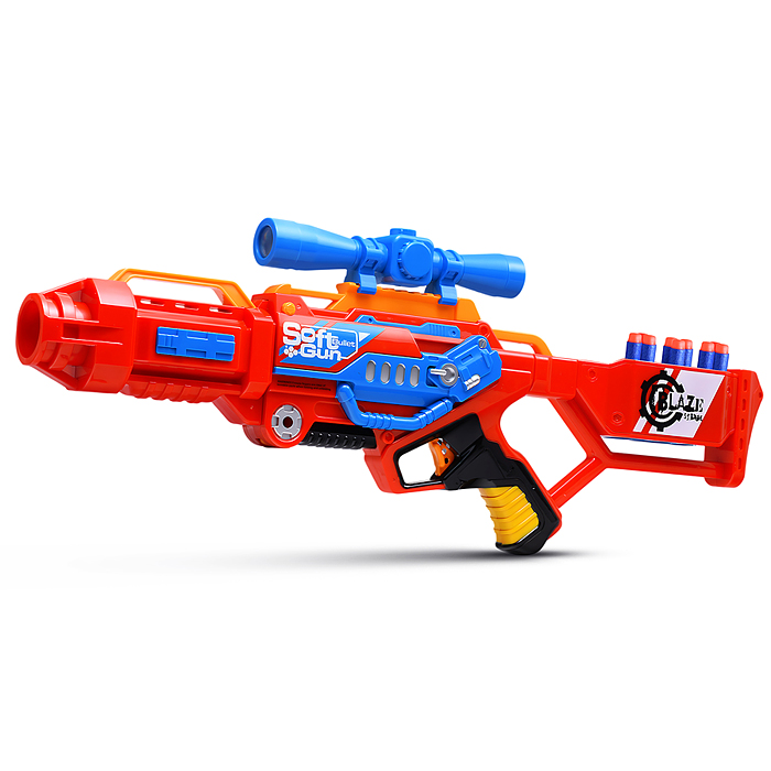 Бластер 7068 "Нападение" с мягкими пулями, в коробке