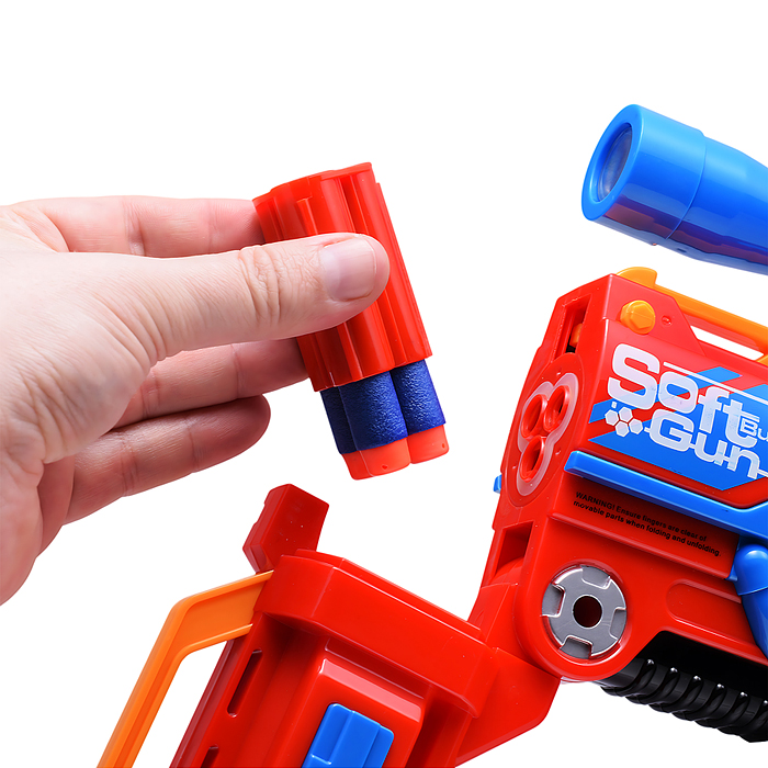 Бластер 7068 "Нападение" с мягкими пулями, в коробке