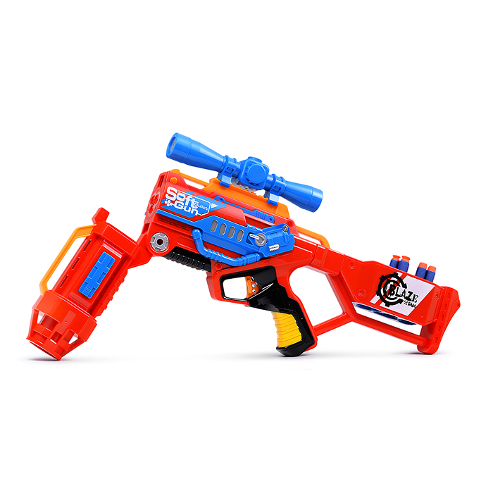 Бластер 7068 "Нападение" с мягкими пулями, в коробке