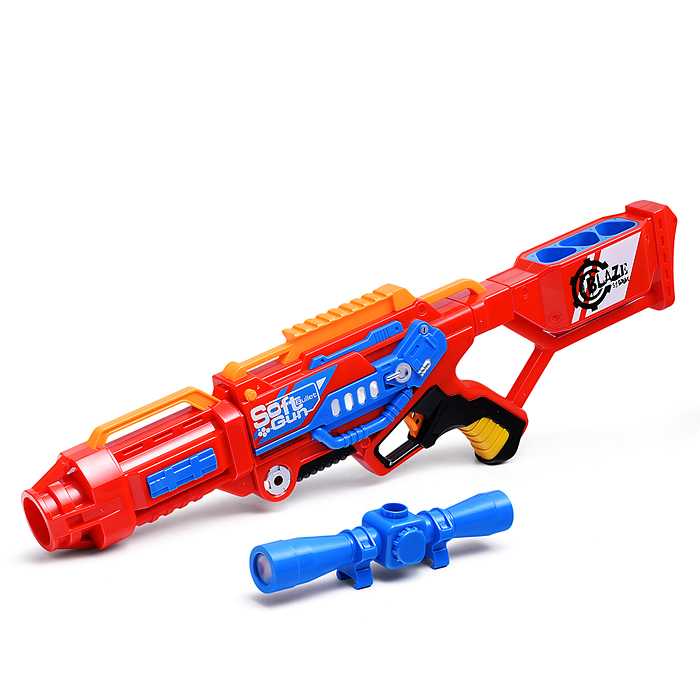 Бластер 7068 "Нападение" с мягкими пулями, в коробке