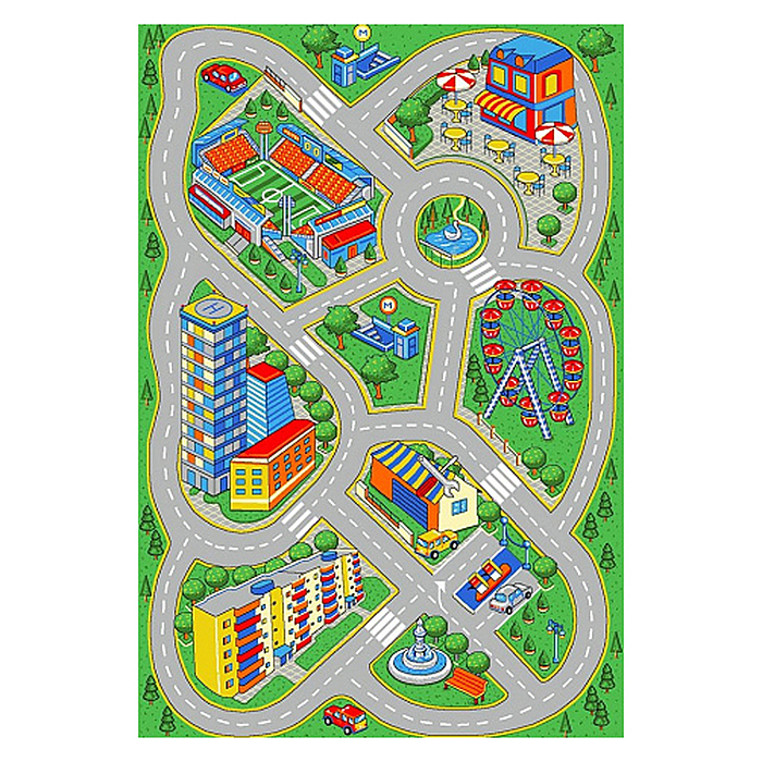 Ковер "Мегаполис" дет. 1х1,5 прямоугольный