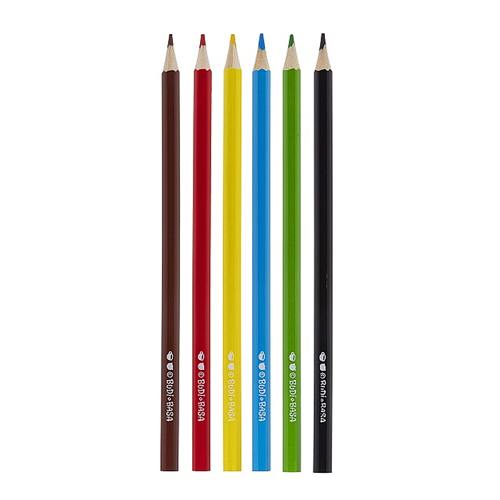 Фото к товару Карандаши цветные 6цв. ECO "Кофейные коты" заточен. в карт. коробке с европодвесом Карандаши цветные 6цв. ECO "Кофейные коты" заточен. в карт. коробке с европодвесом