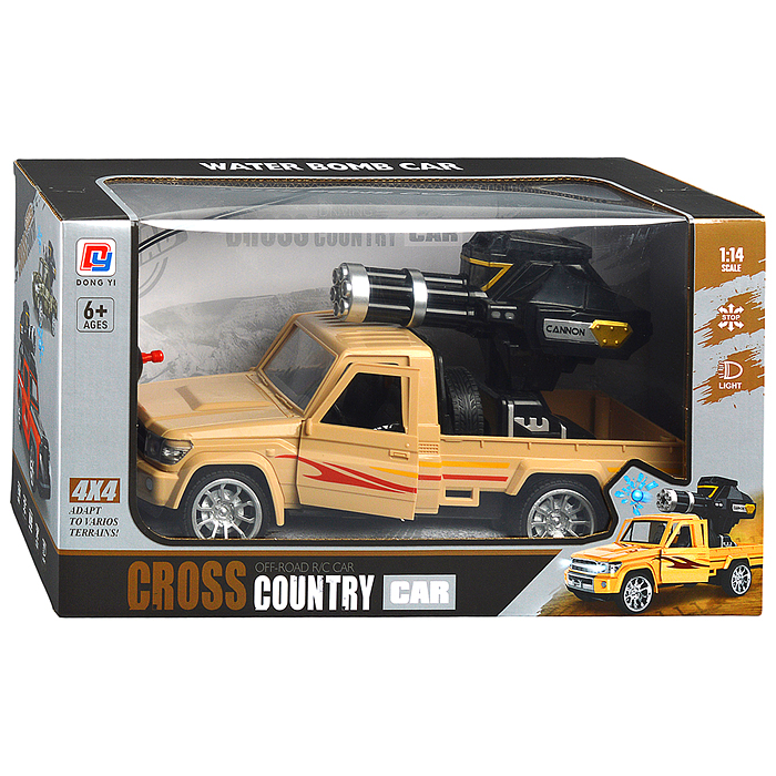 Фото к товару Машина 0855-256 "Пикап" с водной пушкой, р/у, 27 MGz, в коробке Машина 0855-256 "Пикап" с водной пушкой, р/у, 27 MGz, в коробке