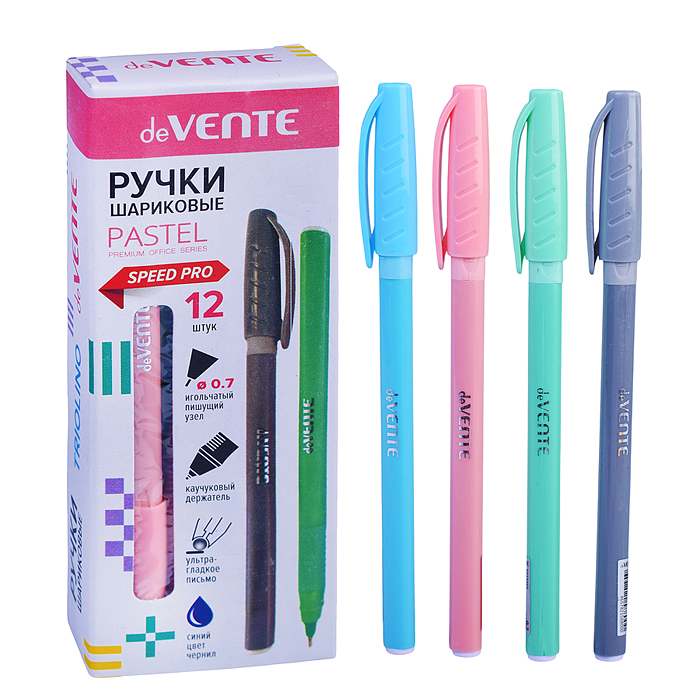 Ручка шариковая "Triolino Pastel" серия Speed Pro, d=0,7 мм, ультра гладкое письмо, чернила