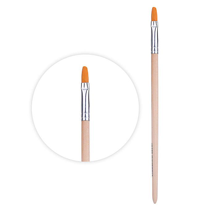 Кисть из синтетического волоса овальная №6                    