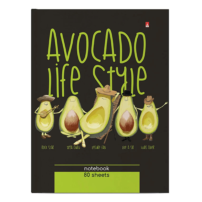 Блокнот А6 80 л. "Avocado style"