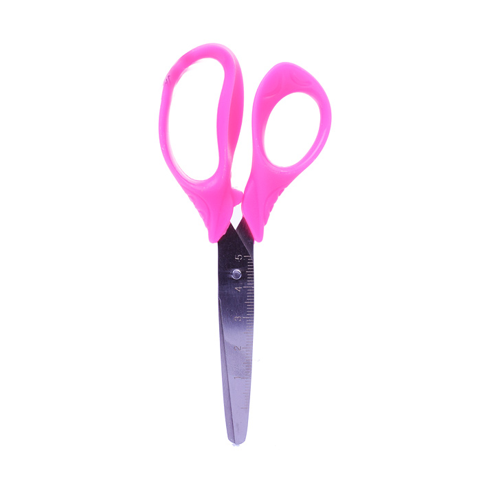 Фото к товару Ножницы детские "Cosmo Ergo Line" 13 см, с линейкой, эргономичные пластиковые кольца, в кар Ножницы детские "Cosmo Ergo Line" 13 см, с линейкой, эргономичные пластиковые кольца, в кар