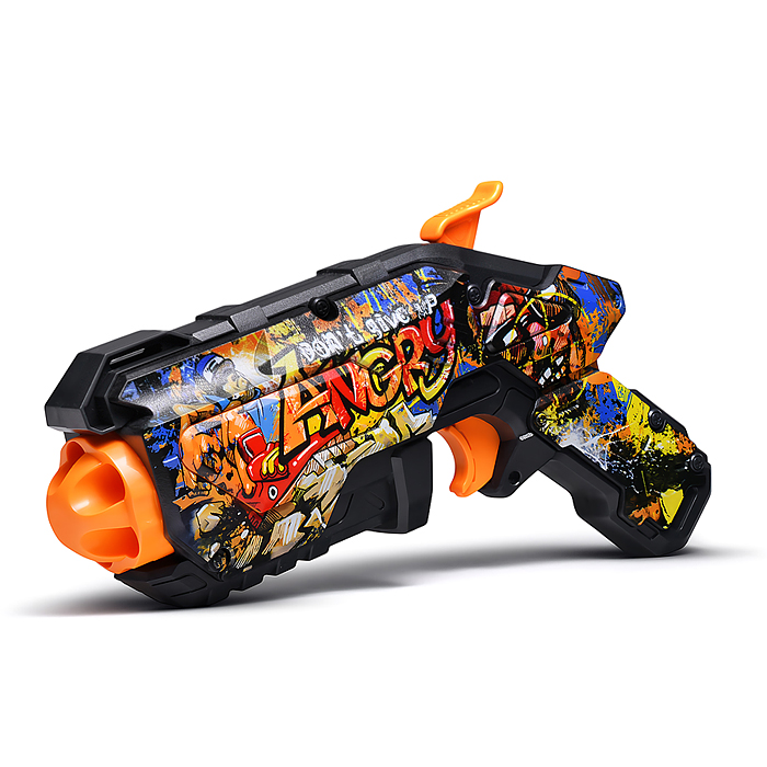 Бластер ZC7203 "Графити" с мягкими пулями, в коробке