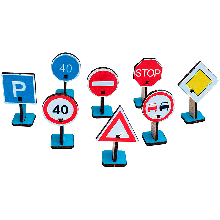 Фото к товару Парковка Трамплин, дорожные знаки в комплекте Парковка Трамплин, дорожные знаки в комплекте