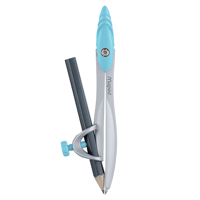 Фото к товару Циркуль из цинкового сплава "Study pastelcollector" с эргономичной головкой Циркуль из цинкового сплава "Study pastelcollector" с эргономичной головкой