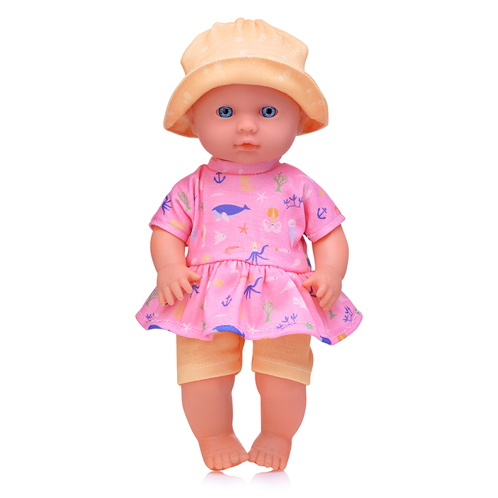 Фото к товару Пупс YL2430A-B "Катюша" (пьет, писает, веснушки) с аксессуарами, в коробке Пупс YL2430A-B "Катюша" (пьет, писает, веснушки) с аксессуарами, в коробке