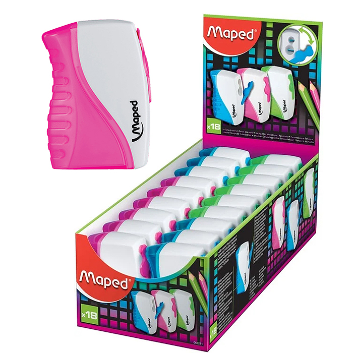 Точилка 2 отверст, с контейнером "Vertical" ударопроч. Точилка 2 отверст, с контейнером "Vertical" ударопроч.