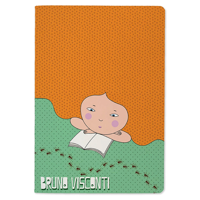 Блокнот-тетрадь 40 л. клетка "Муравьи и девочка" 