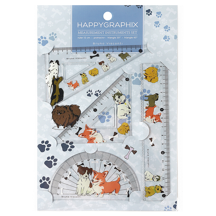 Фото к товару Набор измерительных инструментов (транспортир,линейка,два треугольника) "HappyGraphix. Щеночки" Набор измерительных инструментов (транспортир,линейка,два треугольника) "HappyGraphix. Щеночки"