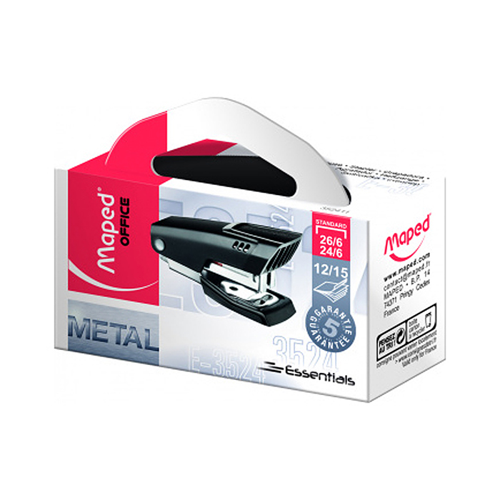 Степлер металлический "Essentials metal" карманный