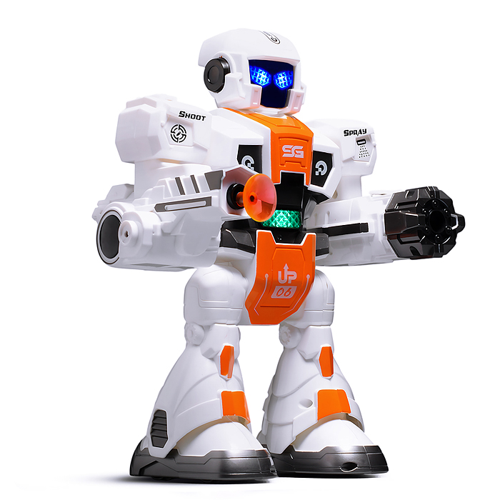 Фото к товару Робот 606-38 "Воин" р/у, 27MHz, в коробке Робот 606-38 "Воин" р/у, 27MHz, в коробке