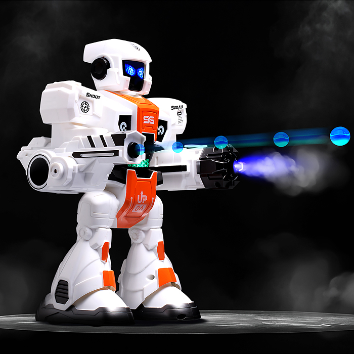 Фото к товару Робот 606-38 "Воин" р/у, 27MHz, в коробке Робот 606-38 "Воин" р/у, 27MHz, в коробке