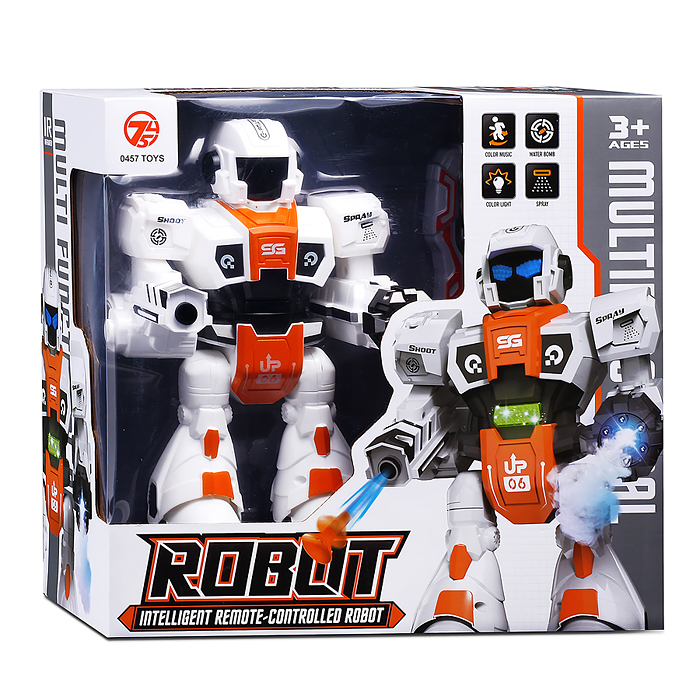 Фото к товару Робот 606-38 "Воин" р/у, 27MHz, в коробке Робот 606-38 "Воин" р/у, 27MHz, в коробке