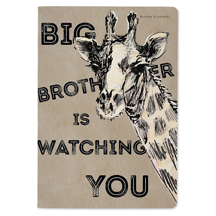 Блокнот-тетрадь 40л. клетка "Big brother" 