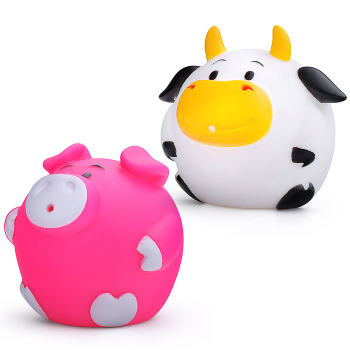 Набор игрушек для ванны "Кругляши с фермы" 2 шт. Набор игрушек для ванны "Кругляши с фермы" 2 шт.