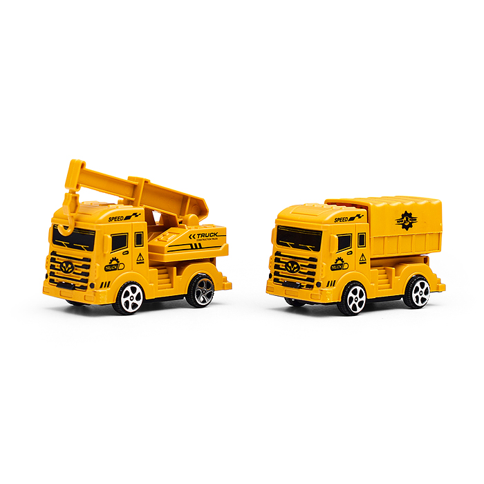 Автовоз 099-D9 со спецтехникой, под колпаком