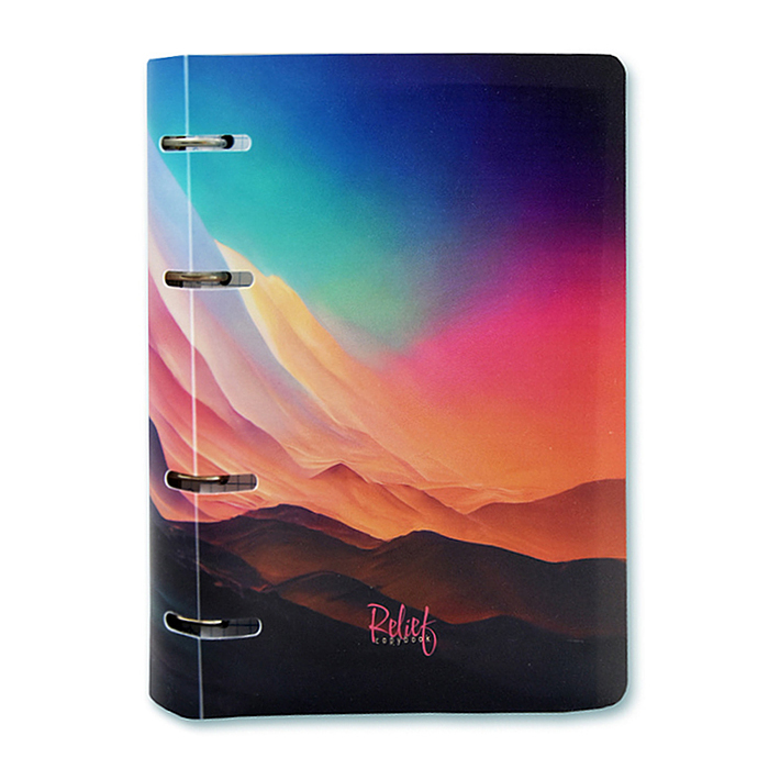 Тетрадь 80л. "Яркий мир" на кольц. А5 