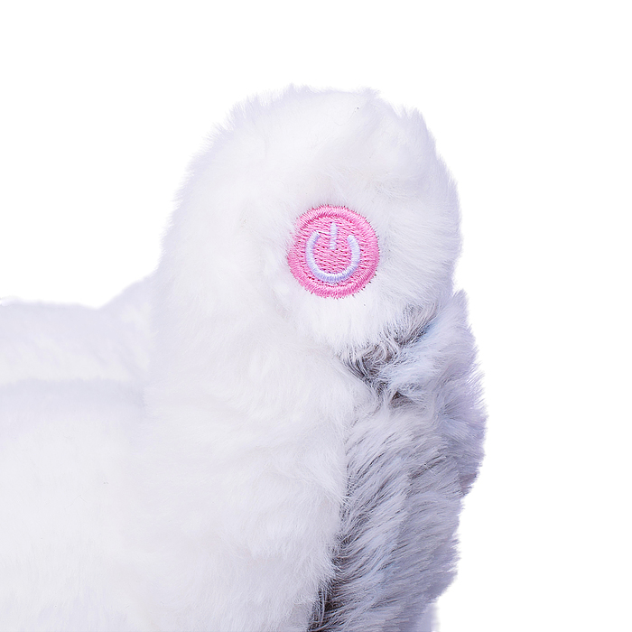 Мягкая игрушка М1519 "Собака" светится в темноте 35 см.