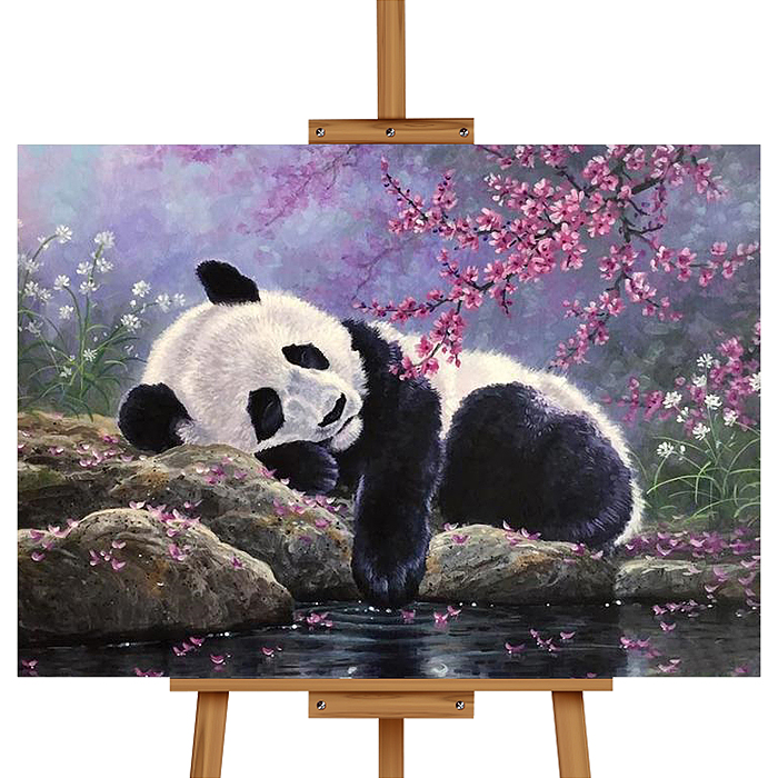 Набор для рисования MKR4030-51 "Картина по номерам 30х40 см. Спящая панда"