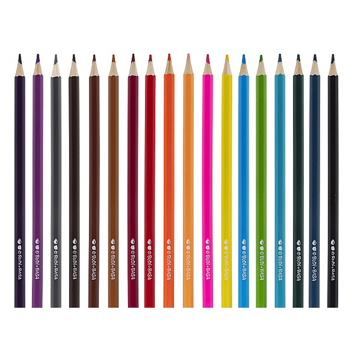 Фото к товару Карандаши цветные 18 цв. ECO "Кофейные коты" заточен. в карт. коробке с европодвесом Карандаши цветные 18 цв. ECO "Кофейные коты" заточен. в карт. коробке с европодвесом