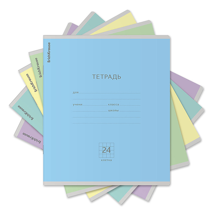 Тетрадь 24л. клетка "Классика" ассорти Тетрадь 24л. клетка "Классика" ассорти