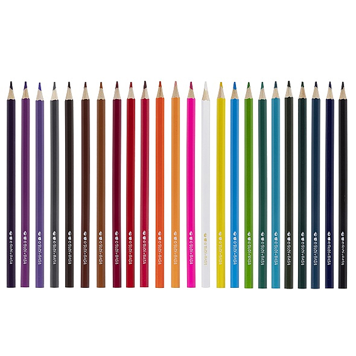 Фото к товару Карандаши цветные 24 цв. ECO "Кофейные коты" заточен. в карт. короб. с европодвесом Карандаши цветные 24 цв. ECO "Кофейные коты" заточен. в карт. короб. с европодвесом