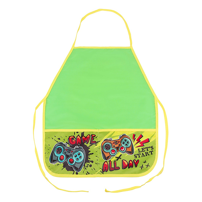 Фартук с 2 карманами "Геймпад" 390х490 мм Фартук с 2 карманами "Геймпад" 390х490 мм