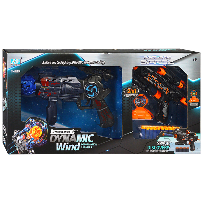 Фото к товару Автомат DF-68218A "Огненный удар-2" в коробке Автомат DF-68218A "Огненный удар-2" в коробке