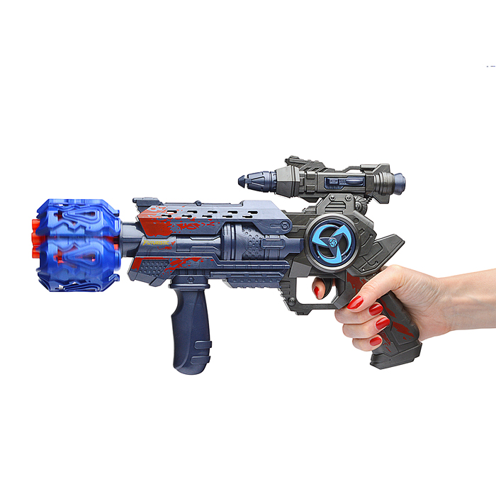 Фото к товару Автомат DF-68218A "Огненный удар-2" в коробке Автомат DF-68218A "Огненный удар-2" в коробке