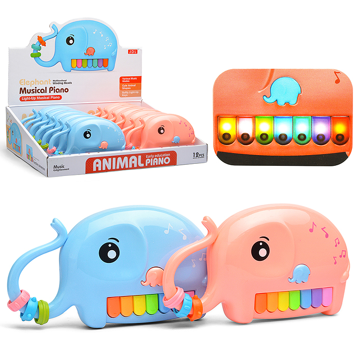 Пианино 8887-1B "Слоник" в коробке