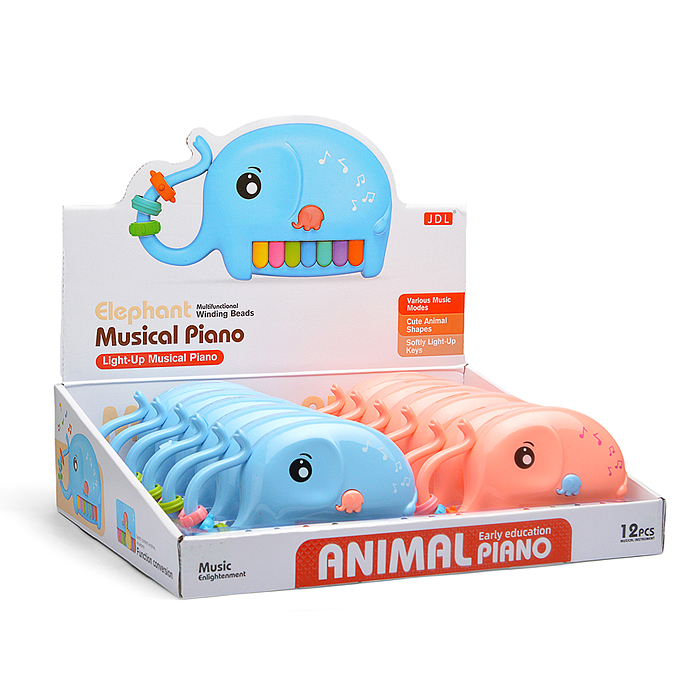 Фото к товару Пианино 8887-1B "Слоник" в коробке Пианино 8887-1B "Слоник" в коробке