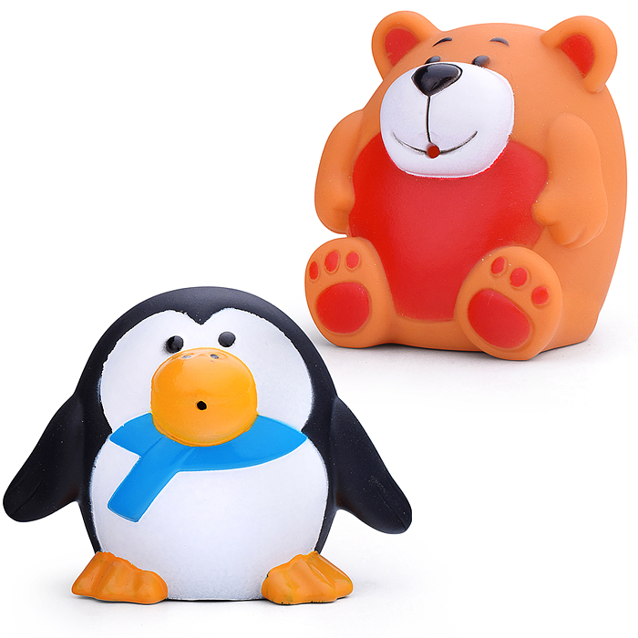 Набор игрушек для ванны "Зоопарк" 2шт Набор игрушек для ванны "Зоопарк" 2шт