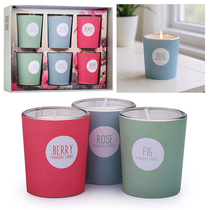 Набор свечей 00-7073 "Арома" (6шт.) в коробке