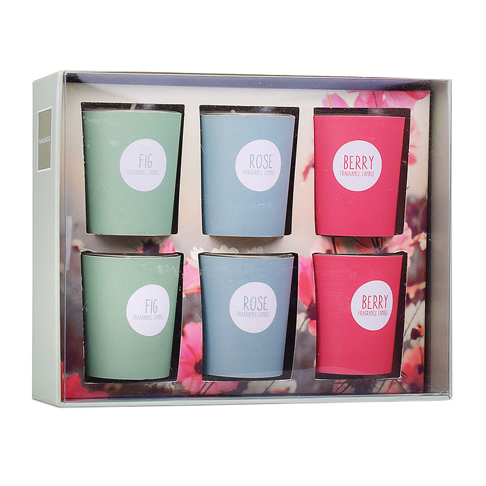 Фото к товару Набор свечей 00-7073 "Арома" (6шт.) в коробке Набор свечей 00-7073 "Арома" (6шт.) в коробке