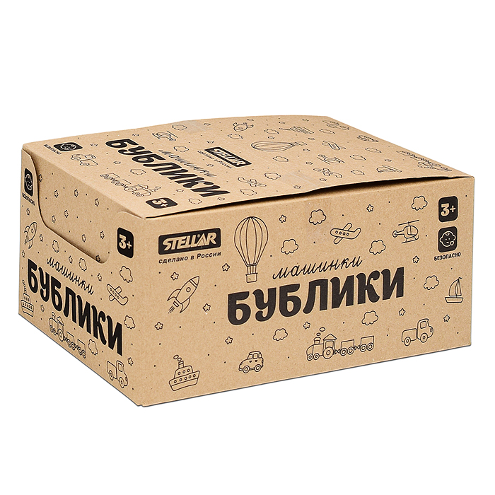 Фото к товару Машинка "Бублик" в шоу-боксе. Коллекция "Зефир" Машинка "Бублик" в шоу-боксе. Коллекция "Зефир"