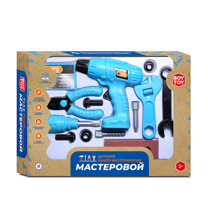 Фото к товару Набор инструментов BT0067-1 "Мастеровой" в коробке Набор инструментов BT0067-1 "Мастеровой" в коробке