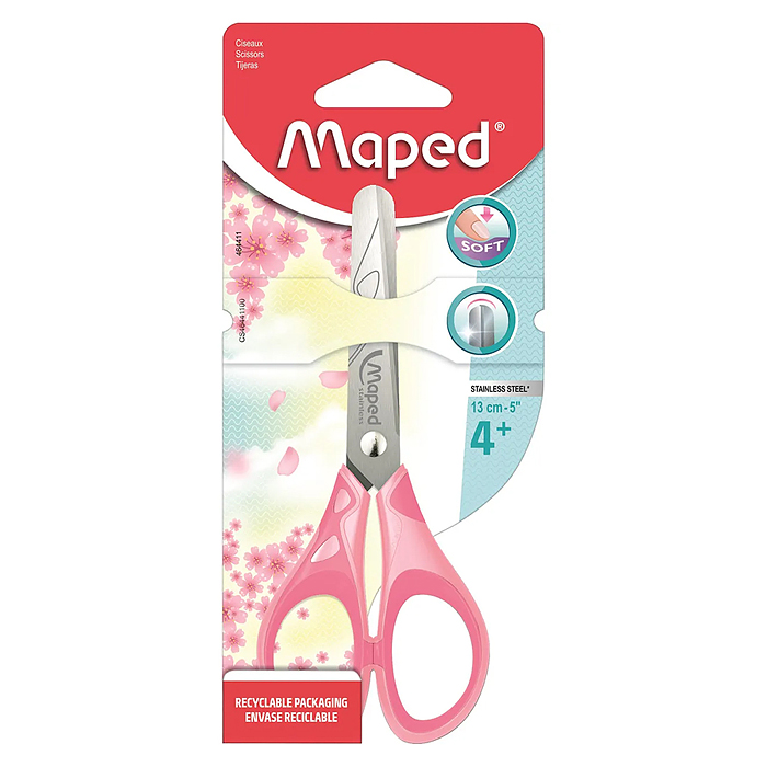 Ножницы 13 см "Essentials soft pastel" с прорезиненными ручками и закругленными лезвиями