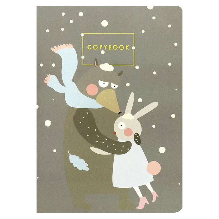 Блокнот-тетрадь 32 л. клетка "Обнимашки" 