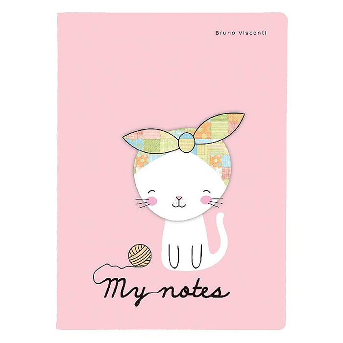 Тетрадь 60л. клетка "Cat and ball"