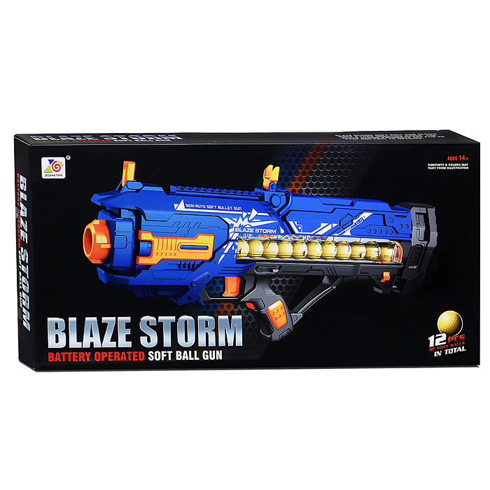 Фото к товару Бластер ZC7073 "Скрытая угроза" с мягкими шариками, в коробке Бластер ZC7073 "Скрытая угроза" с мягкими шариками, в коробке