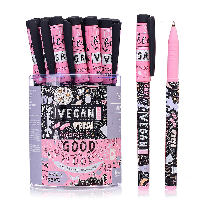 Ручка "FreshWrite. Vegan. Ароматный кофе" шариковая 0.7мм, синяя