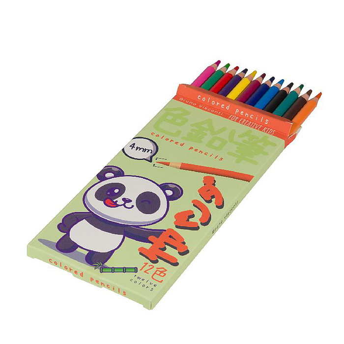 Фото к товару Карандаши цветные пластиковые 4,0 мм "Kawaii animals", 12 цветов, 4 вида Карандаши цветные пластиковые 4,0 мм "Kawaii animals", 12 цветов, 4 вида