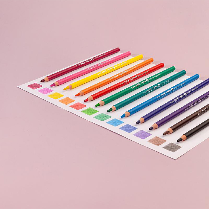 Фото к товару Карандаши цветные пластиковые 4,0 мм "Kawaii animals", 12 цветов, 4 вида Карандаши цветные пластиковые 4,0 мм "Kawaii animals", 12 цветов, 4 вида