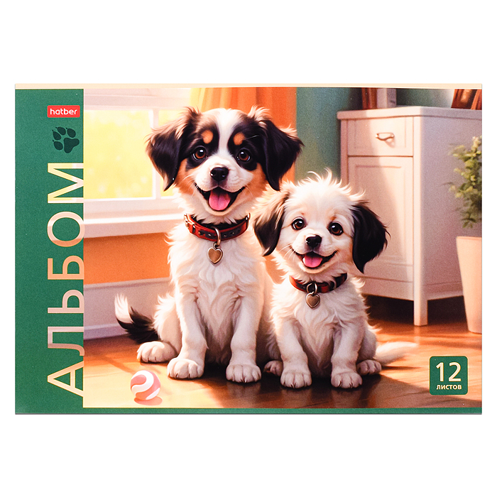 Фото к товару Альбом для рисования 12л "Пушистое счастье" А4 на скобе 5 диз. в блоке Альбом для рисования 12л "Пушистое счастье" А4 на скобе 5 диз. в блоке