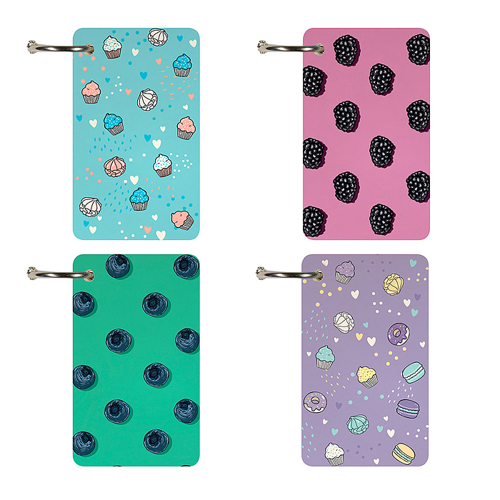 Блокнот "Smart Journal" 54 х 90 мм, 110 л, (4 вида) отрывной блок на кольце